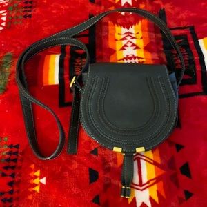 Chloe mini marcie saddle bag great condition black